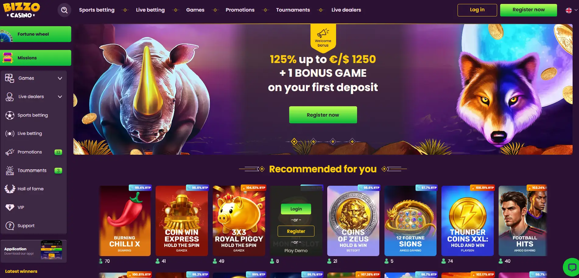 bizzo casino